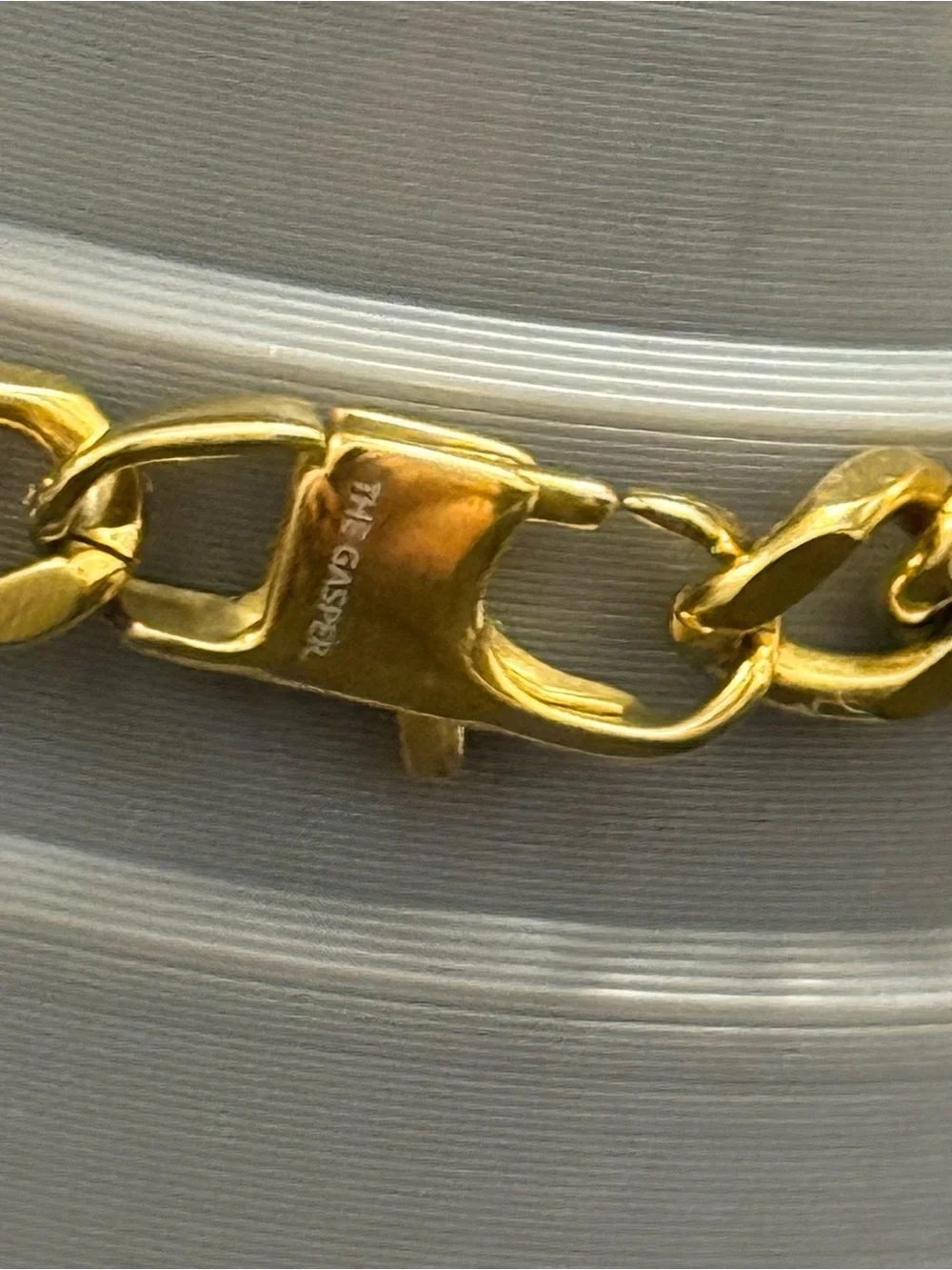 Gold Curb Link Bracelet The GASPER